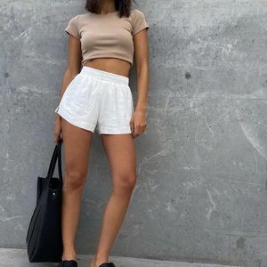 Princess Polly Beach House shorts white